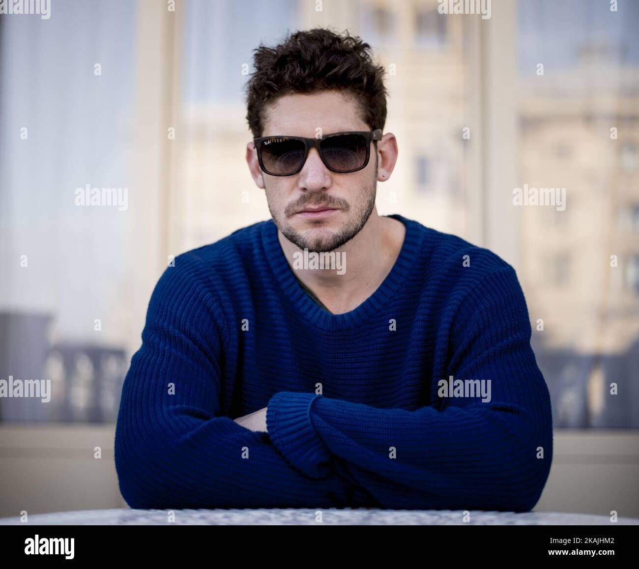 Regisseur Fernando Guzzoni nimmt am 21. September 2016 im Maria Cristina Hostel in San Sebastian, Spanien, an der Premiere von`Jesus´ während des San Sebastian International Film Festival 64. Teil. (Foto von Samuel de Roman/Coolmedia/NurPhoto) *** Bitte nutzen Sie die Gutschrift aus dem Kreditfeld *** Stockfoto